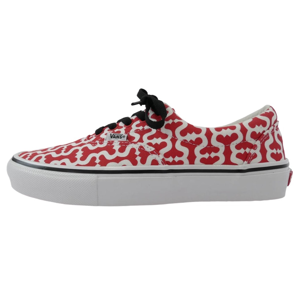 Supreme シュプリーム スニーカー 21SS Vans バンズ Monogram S Logo Skate Era モノグラム スケート エラ スニーカー レッド系 27cm【極上美品】【中古】