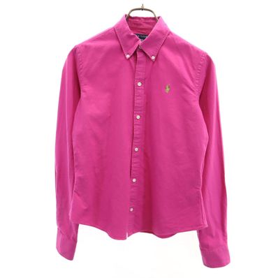RALPH LAUREN 長袖 スリムフィット ボタンダウンシャツ