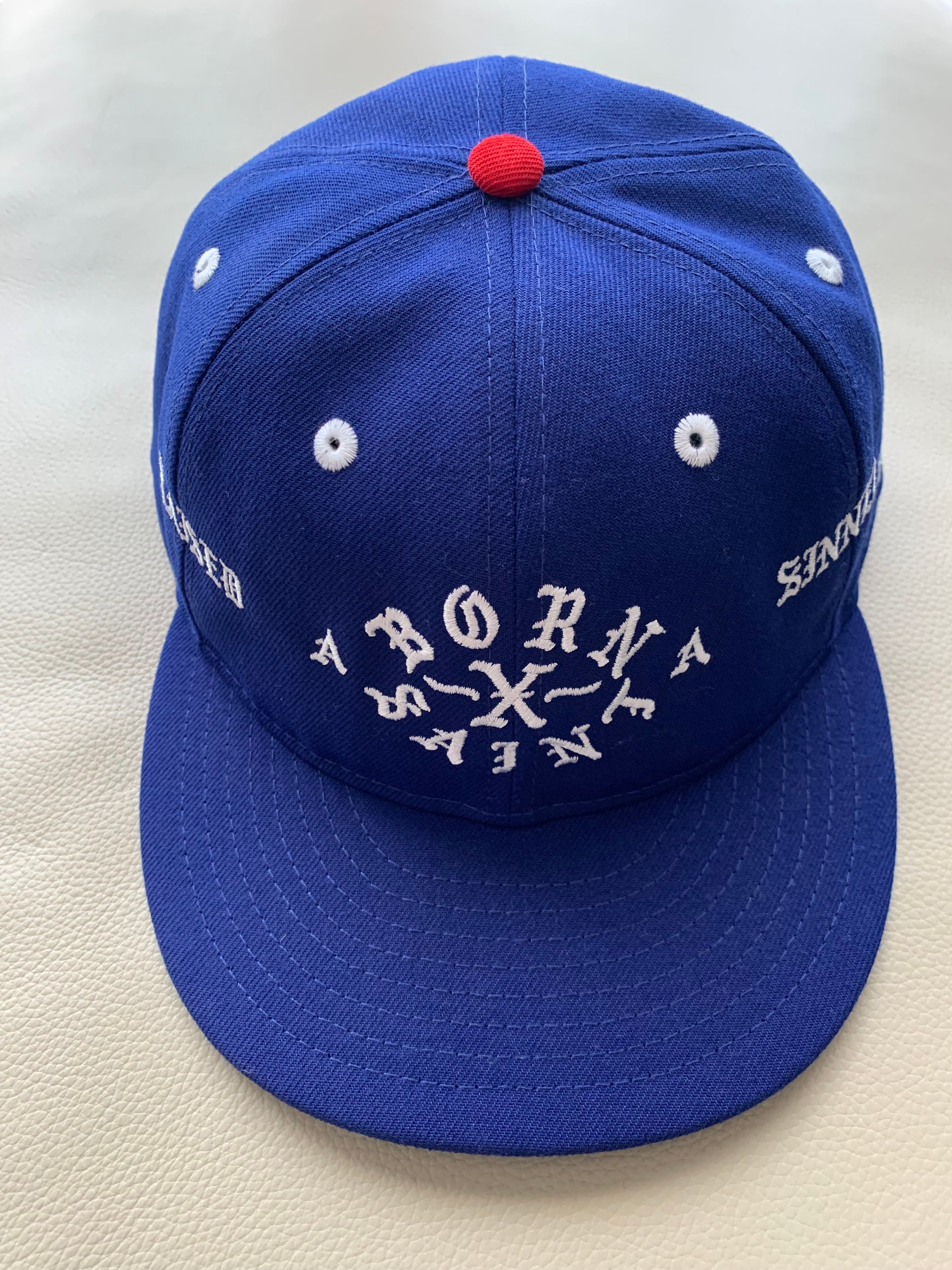 NEW ERA x SAINT Mxxxxxx x BORN & RAISED 59FIFTY Baseball Cap "Blue"