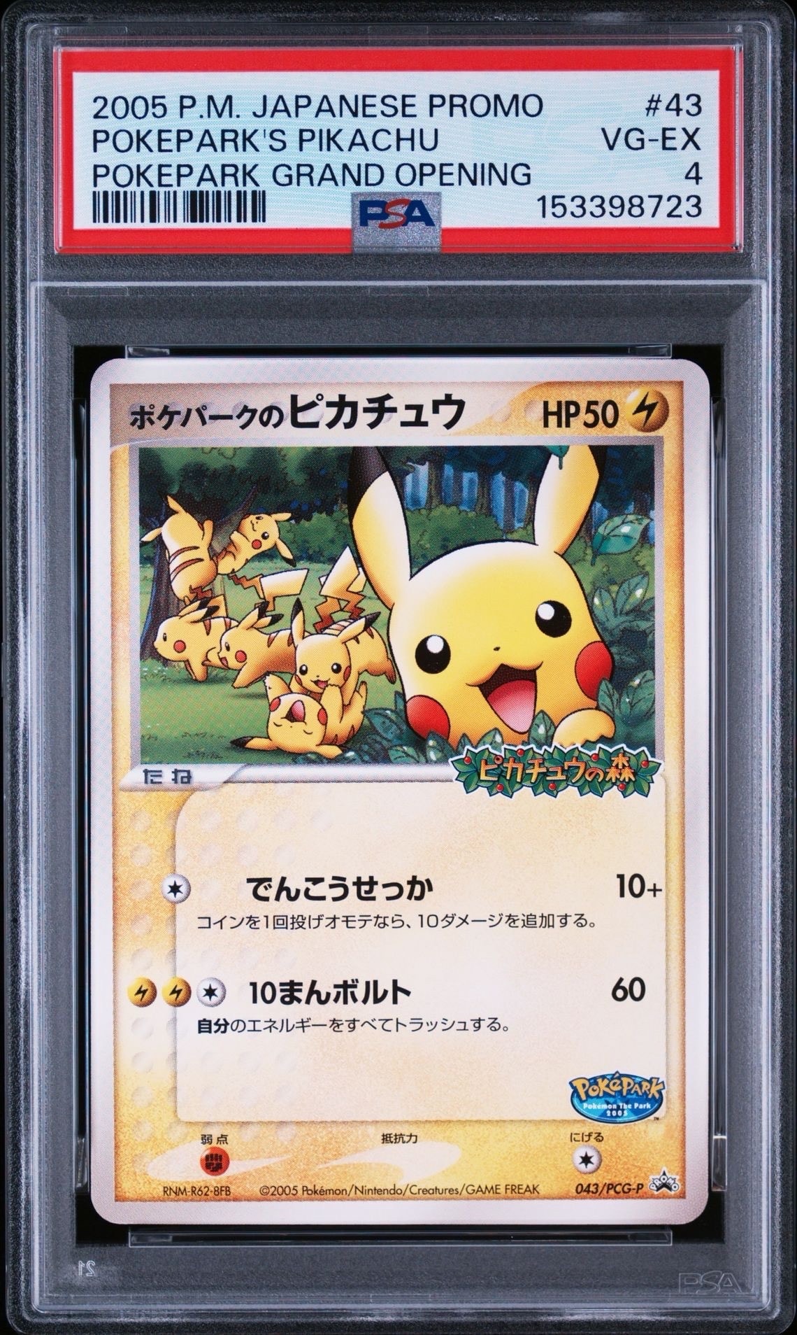 ポケパークのピカチュウ P [PCG-P 043](プロモーションカード