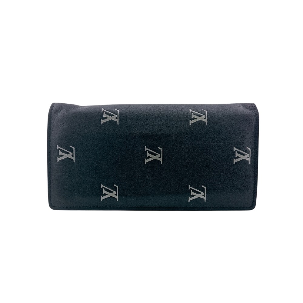 ルイヴィトン LOUIS VUITTON 二つ折り財布 ブラゾン ポルトフォイユ ブラザNM M83190 ブラック