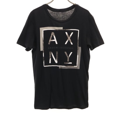 ARMANI EXCHANGE アルマーニエクスチェンジ 半袖 Tシャツ XS ブラック