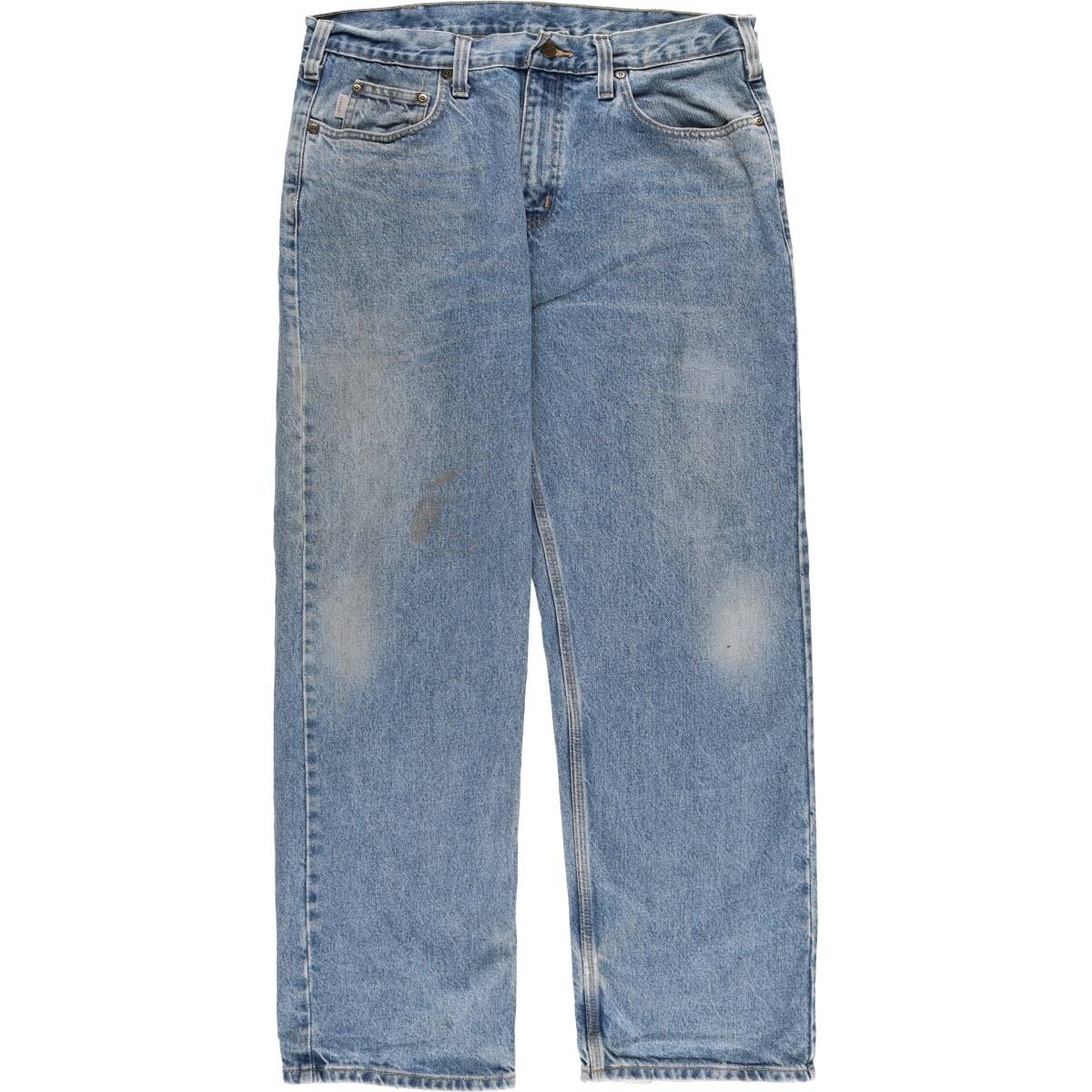 古着 カーハート Carhartt RELAXED FIT テーパードデニムパンツ メンズw36相当/eaa550055