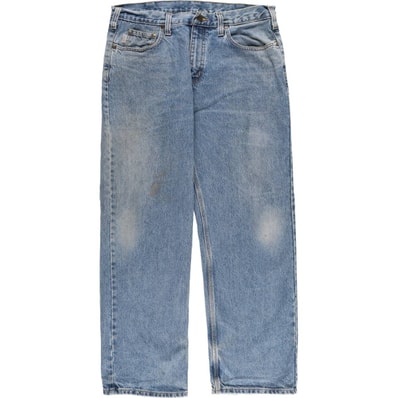 古着 カーハート Carhartt RELAXED FIT テーパードデニムパンツ メンズw36相当/eaa550055