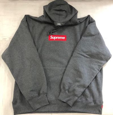 Supreme Box Logo Hooded Sweatshirt "Charcoal" (21FW)