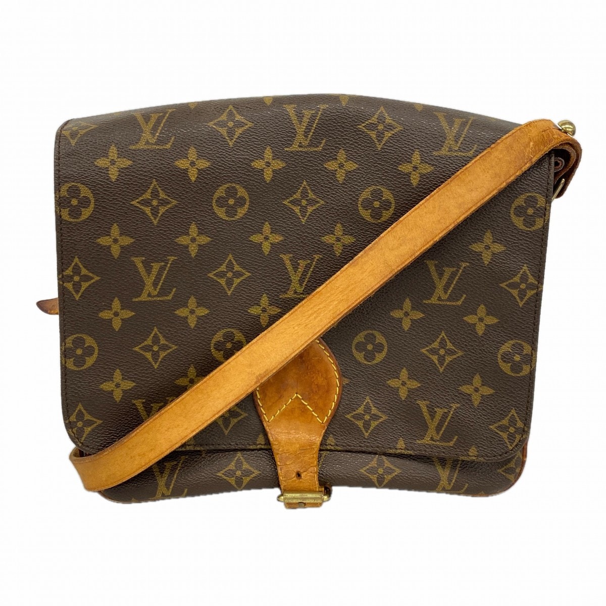 【6dc3493】ルイヴィトン ショルダーバッグ モノグラム カルトシエールGM M51252 ブラウン【中古】レディース