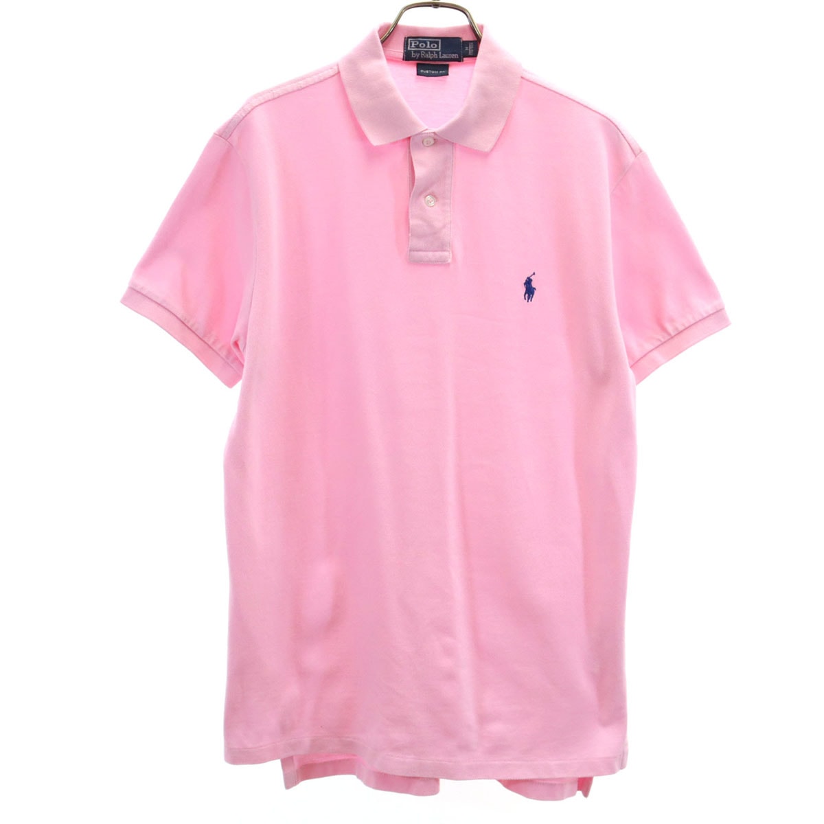 Polo by Ralph Lauren ポロバイラルフローレン 半袖 ポロシャツ M ピンク 鹿の子地