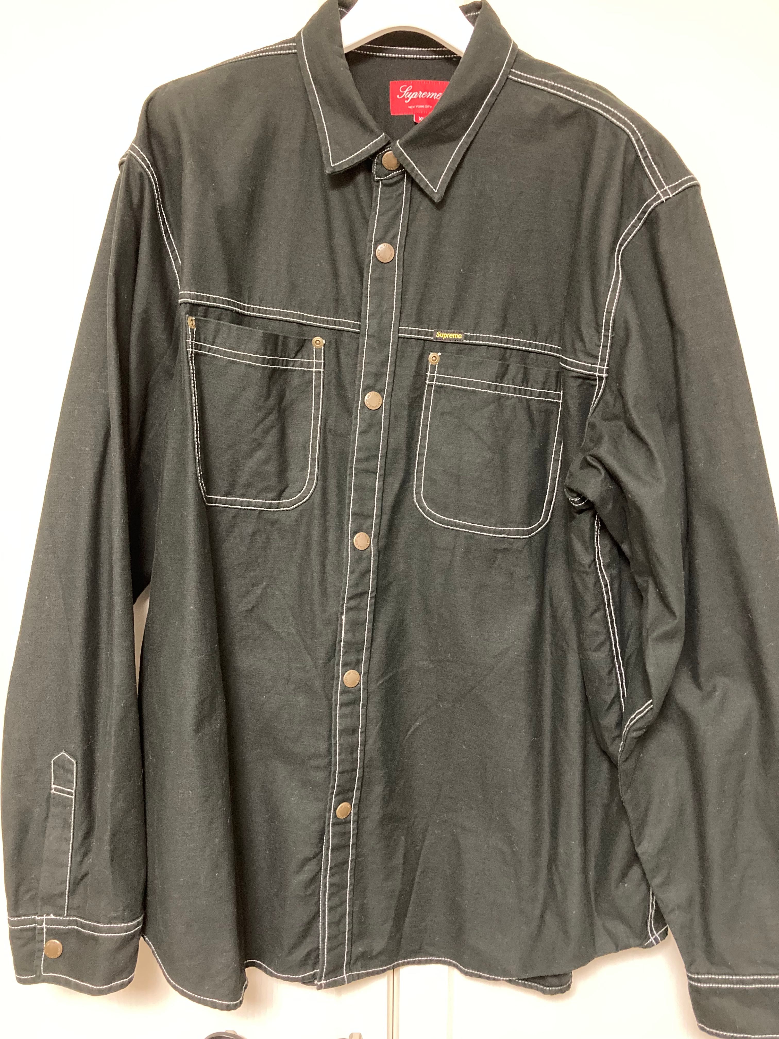 Supreme Snap Work Shirt "Black"