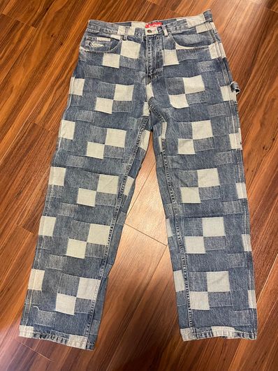 Supreme Patched Denim Painter Pant "Blue"