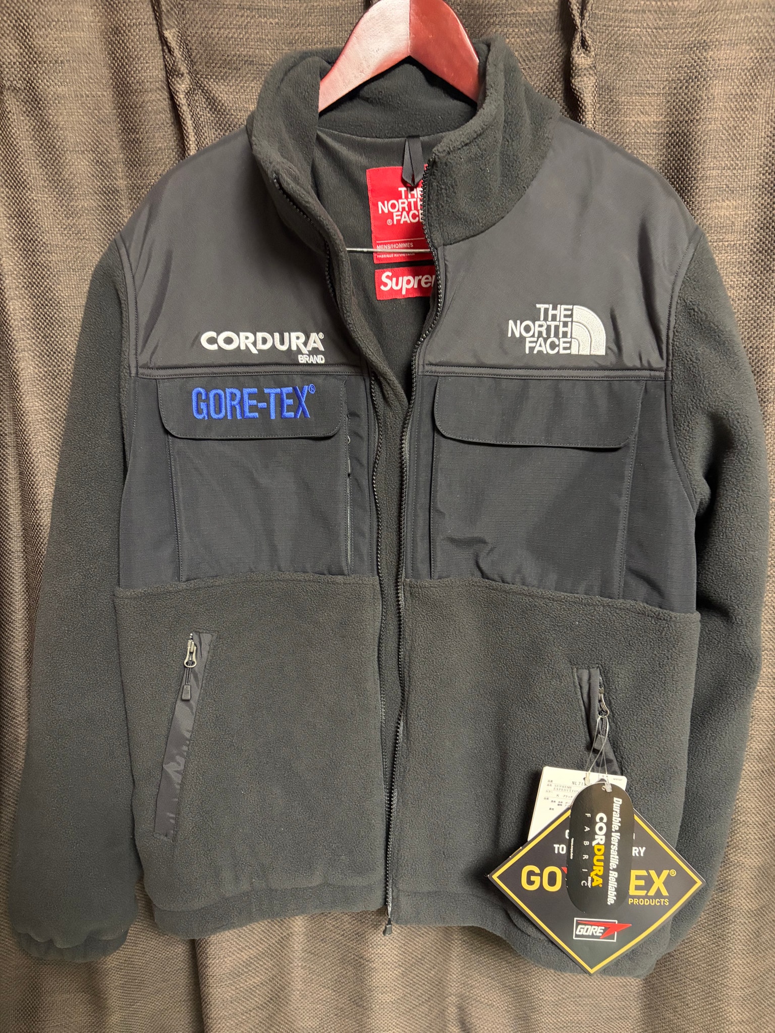 Supreme x The North Face Expedition Fleece Jacket "Black"