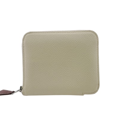 エルメス HERMES カードケース シルクイン アザップコンパクト コンパクトウォレット ホワイト