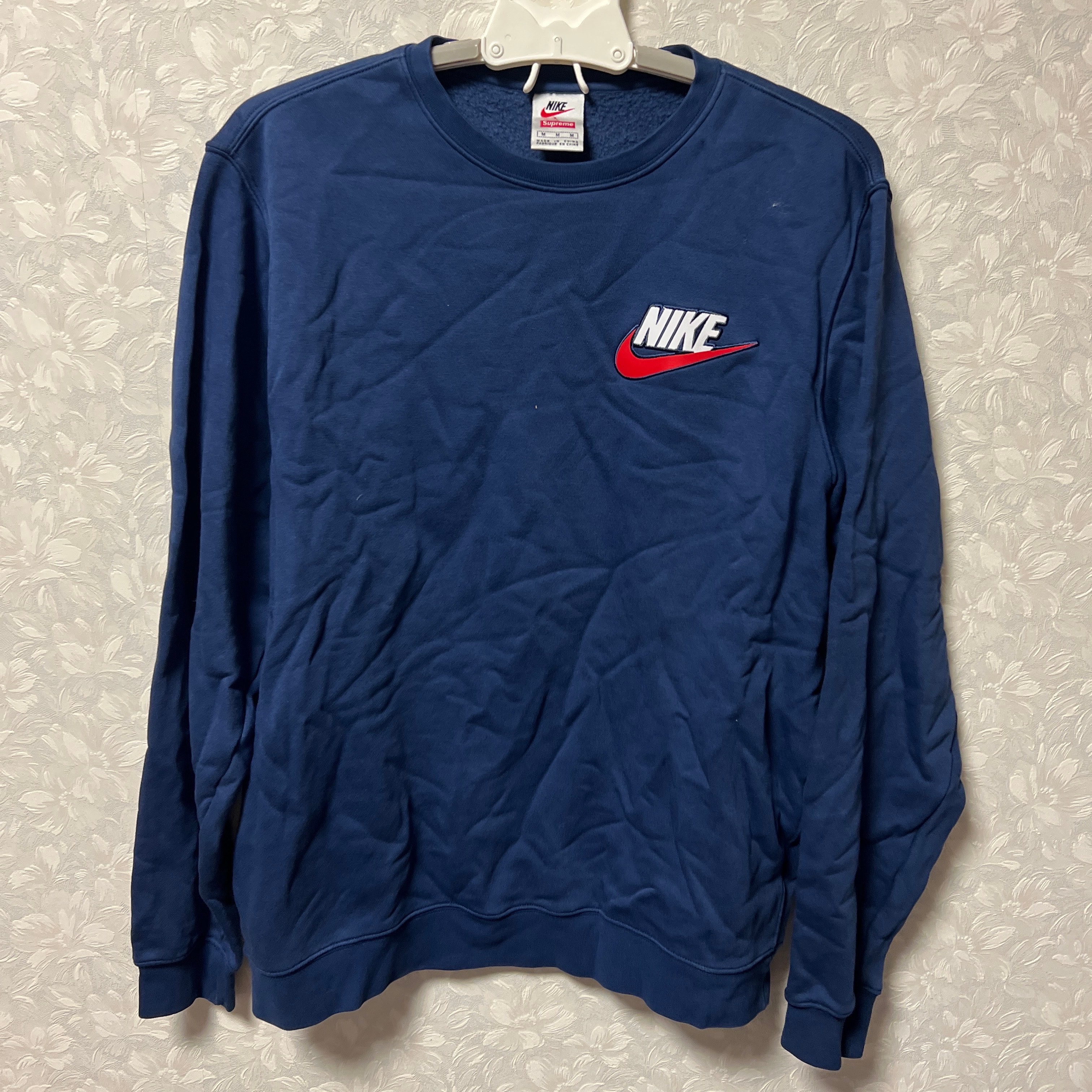 Supreme / NIKE® Crewneck "navy"