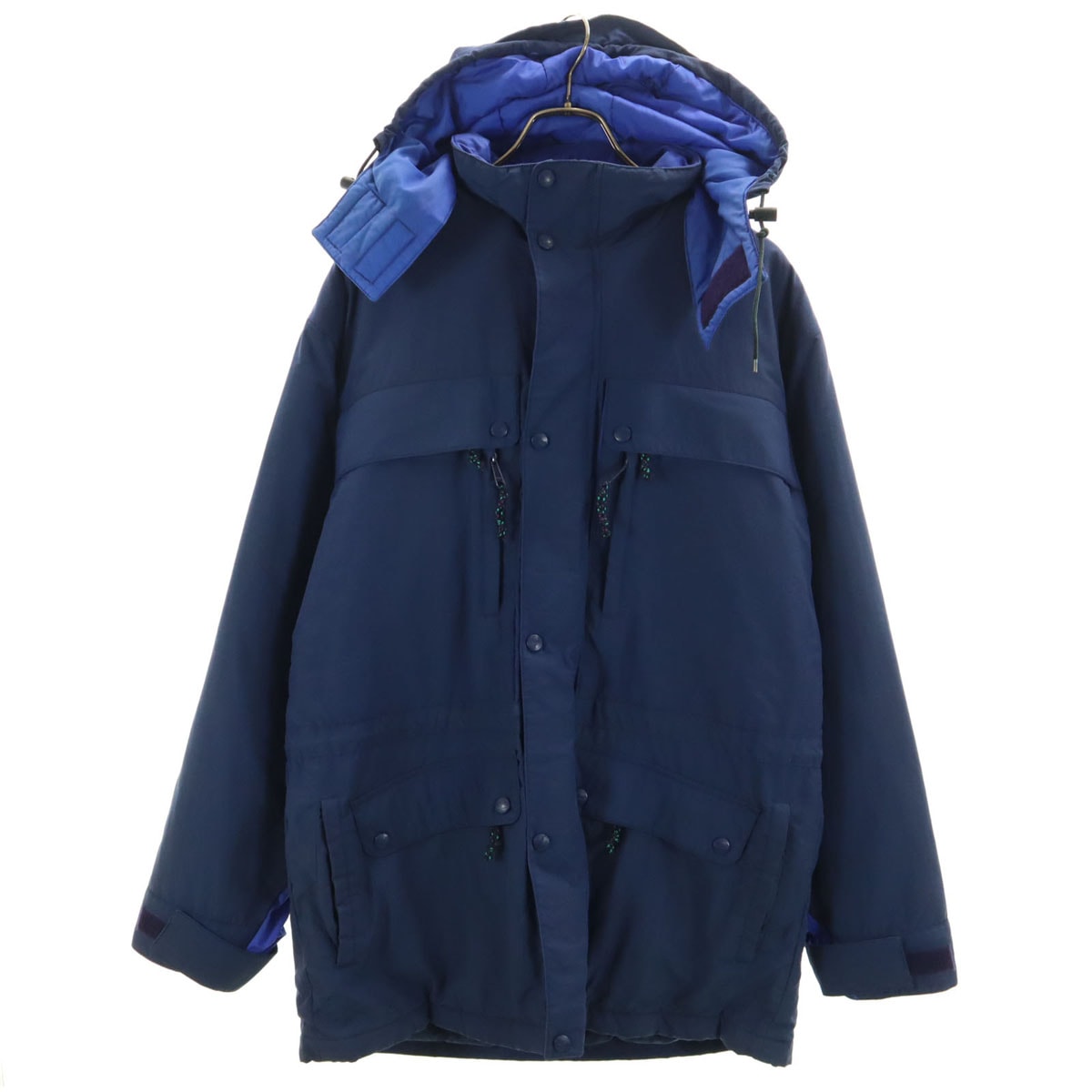 L.L.Bean エルエルビーン 90s オールド マウンテンパーカー M 青紺 中綿 アウトドア