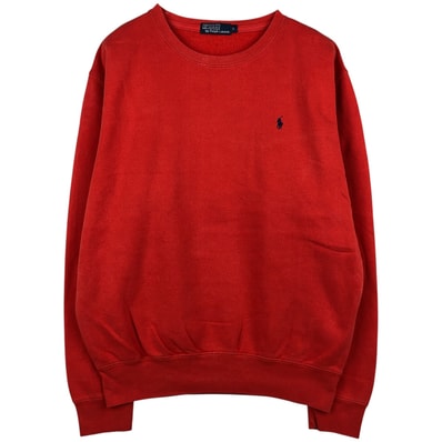 古着 ラルフローレン Ralph Lauren POLO by Ralph Lauren ワンポイントロゴスウェットシャツ トレーナー メンズM相当/eaa482135