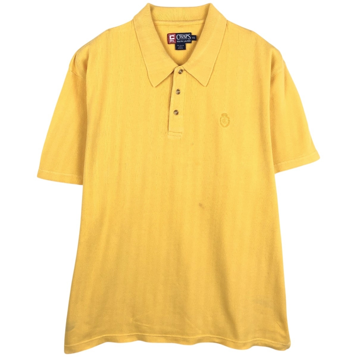 古着 ラルフローレン Ralph Lauren CHAPS チャップス 半袖 ストライプ ポロシャツ メンズXXL相当/eaa657508
