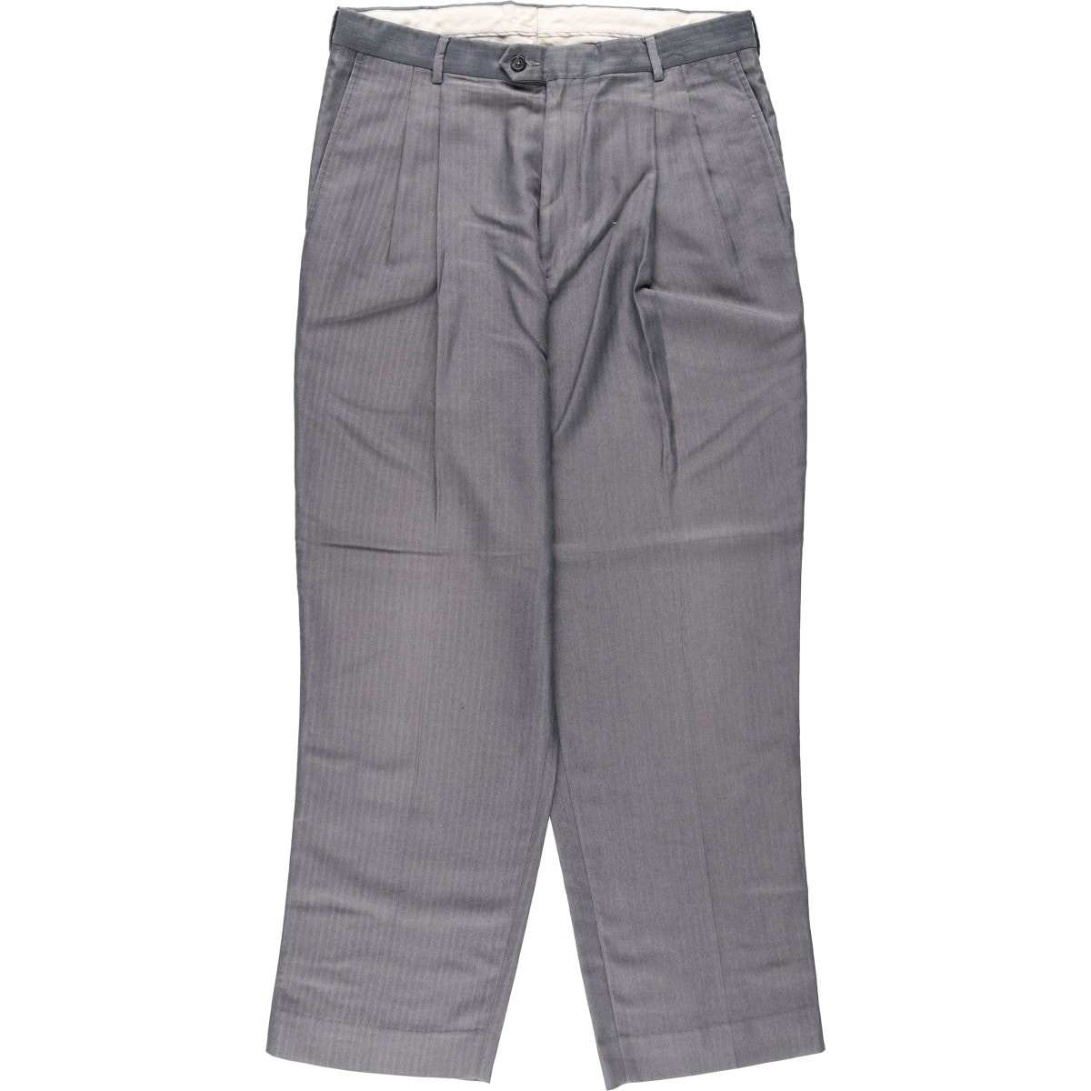 古着 ラルフローレン Ralph Lauren CHAPS チャップス ツータック ヘリンボーン スラックスパンツ メンズw34相当/eaa651048