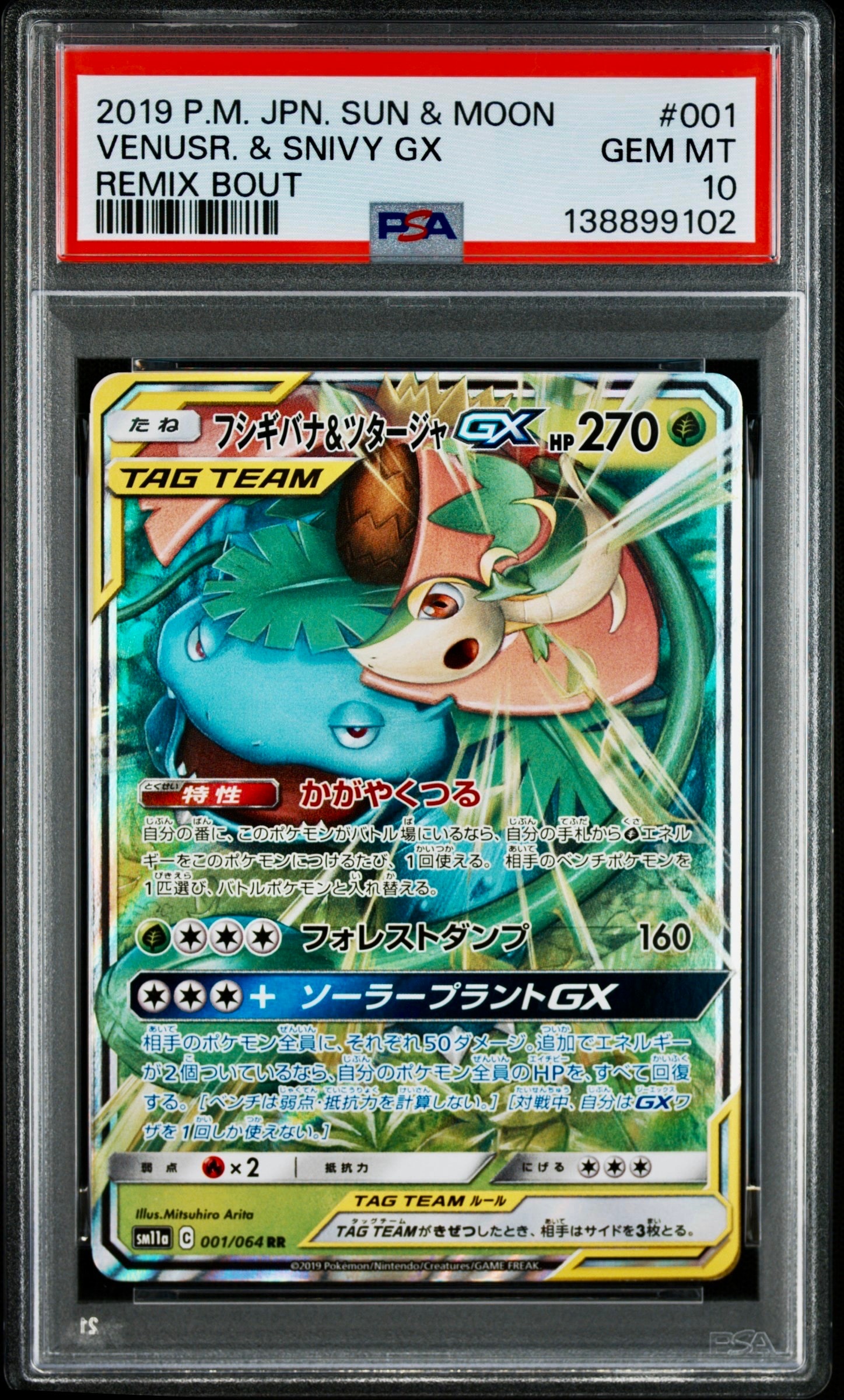 ARS10】フシギバナ＆ツタージャGX SA psa10相当 【公式通販】