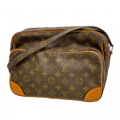 【6dc3897】ルイヴィトン ショルダーバッグ モノグラム ナイル M45244 ブラウン【中古】レディース