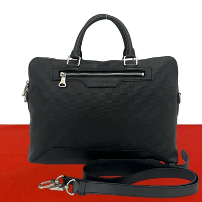 LOUIS VUITTON ルイヴィトン アベニュー ブリーフケース ダミエ アンフィニ レザー ビジネスバッグ ブラック
d81-9