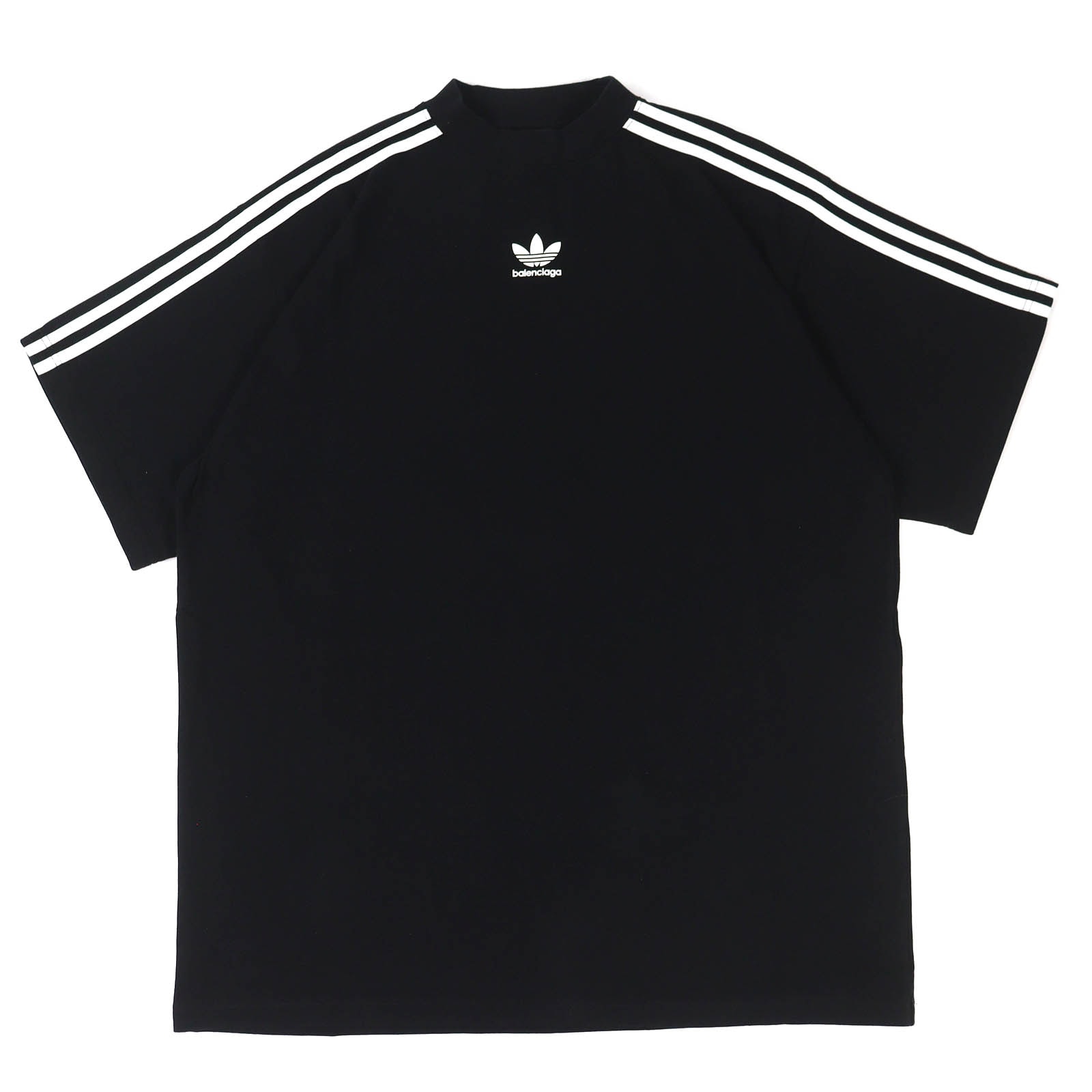 未使用品 バレンシアガ×アディダス 半袖Tシャツ ブラック 3 739101