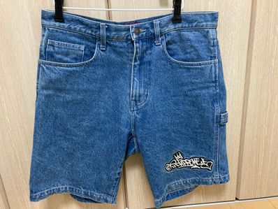 Supreme Handstyle Denim Painter Short "Blue"