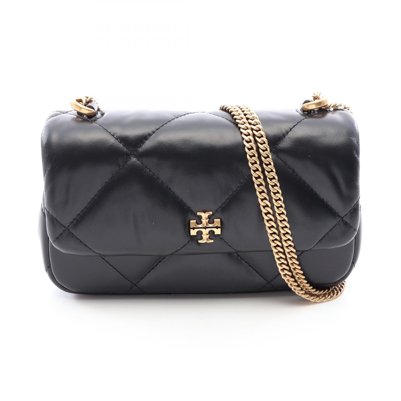 トリーバーチ Tory Burch MINI KIRA DIAMOND QUILT FLAP BAG ショルダーバッグ バッグ レザー レディース ブラック系 154710001 【新品】