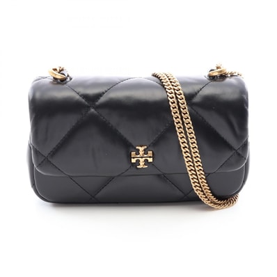トリーバーチ Tory Burch MINI KIRA DIAMOND QUILT FLAP BAG ショルダーバッグ バッグ レザー レディース ブラック系 154710001 【新品】