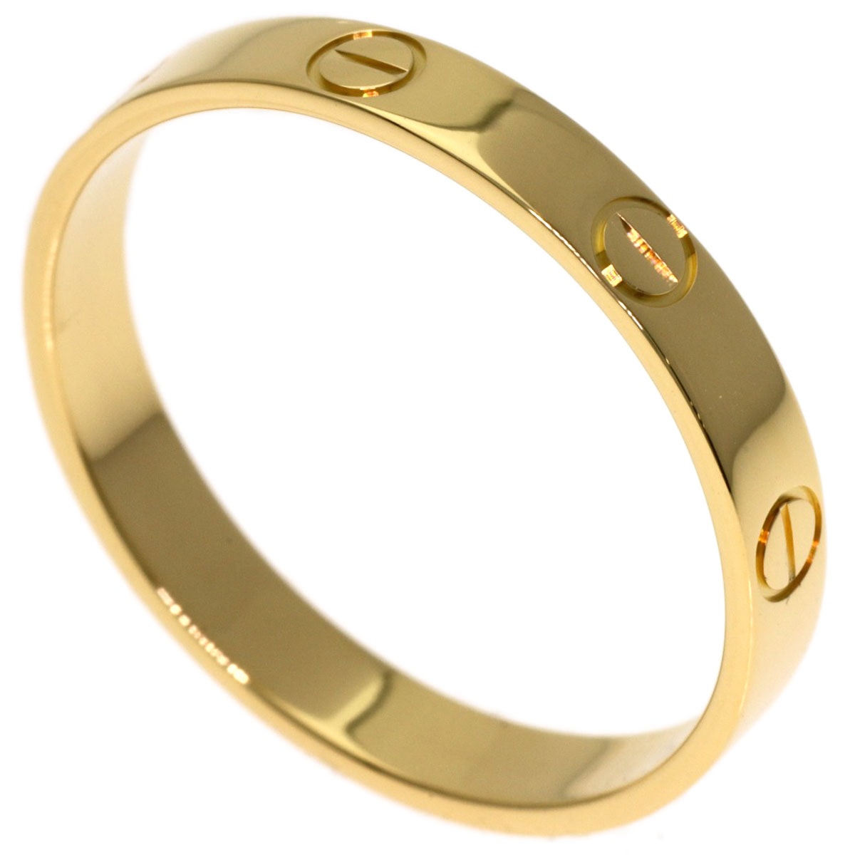 CARTIER カルティエ ミニ ラブリング #62 リング・指輪 K18YG レディース [中古]
