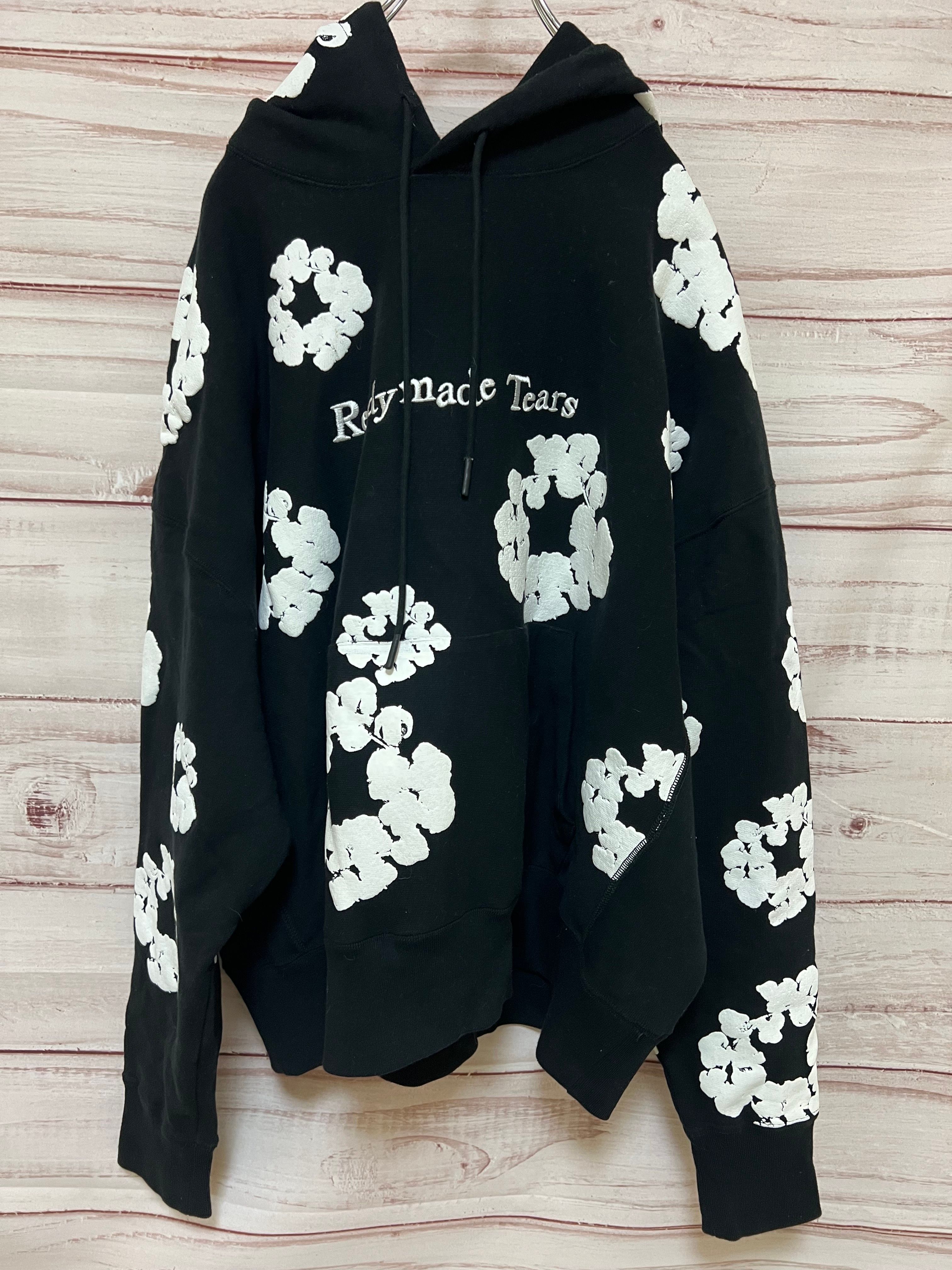 READYMADE x Denim Tears Cotton Wreath Hoodie "Black/White"