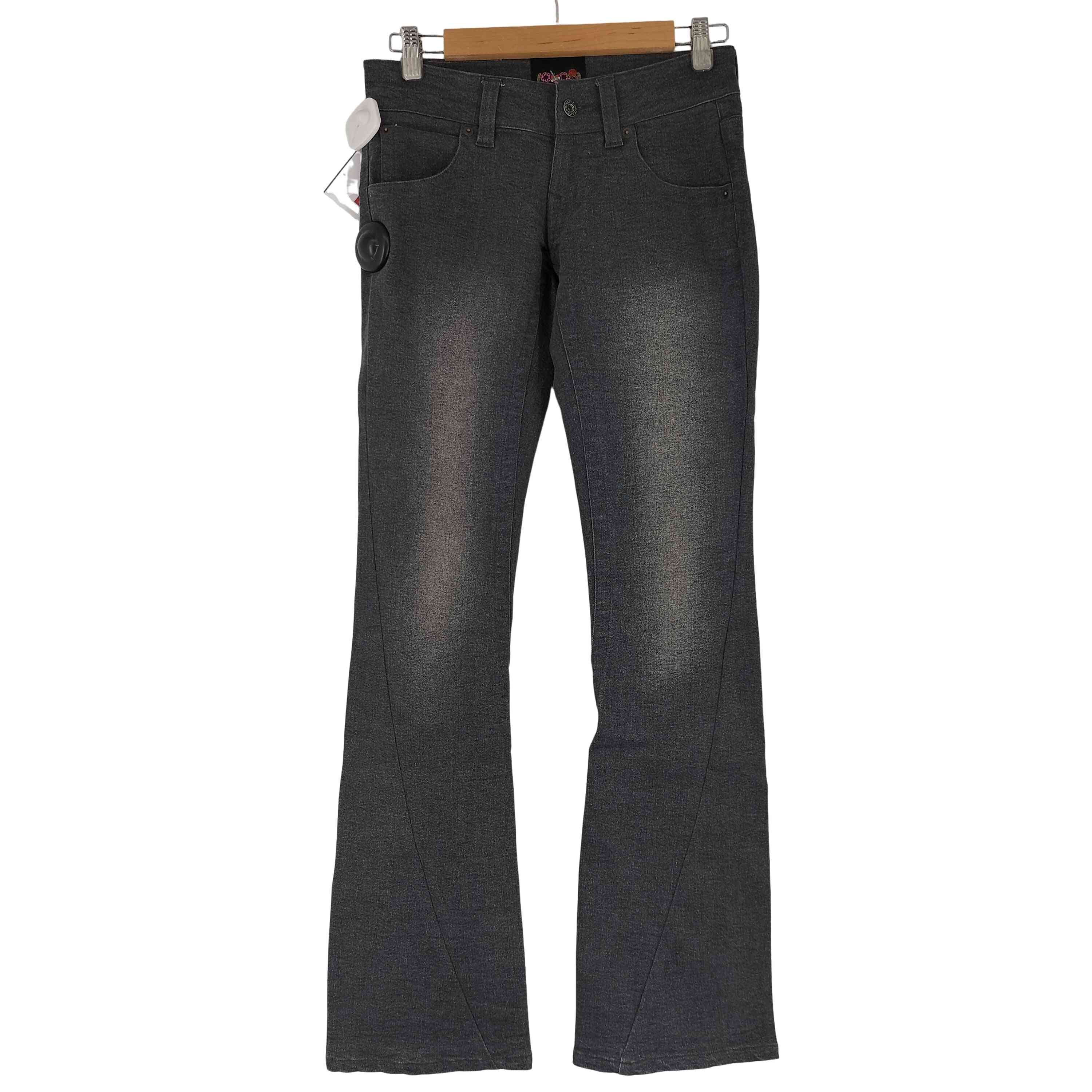 9090 King Logo Slub Denim Buggy Pants 