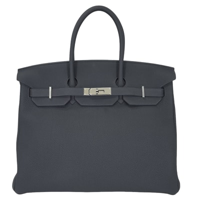 HERMES エルメス ハンドバッグ バーキン35 アルドワーズ トゴ シルバー金具 K刻印 新品同様【中古】