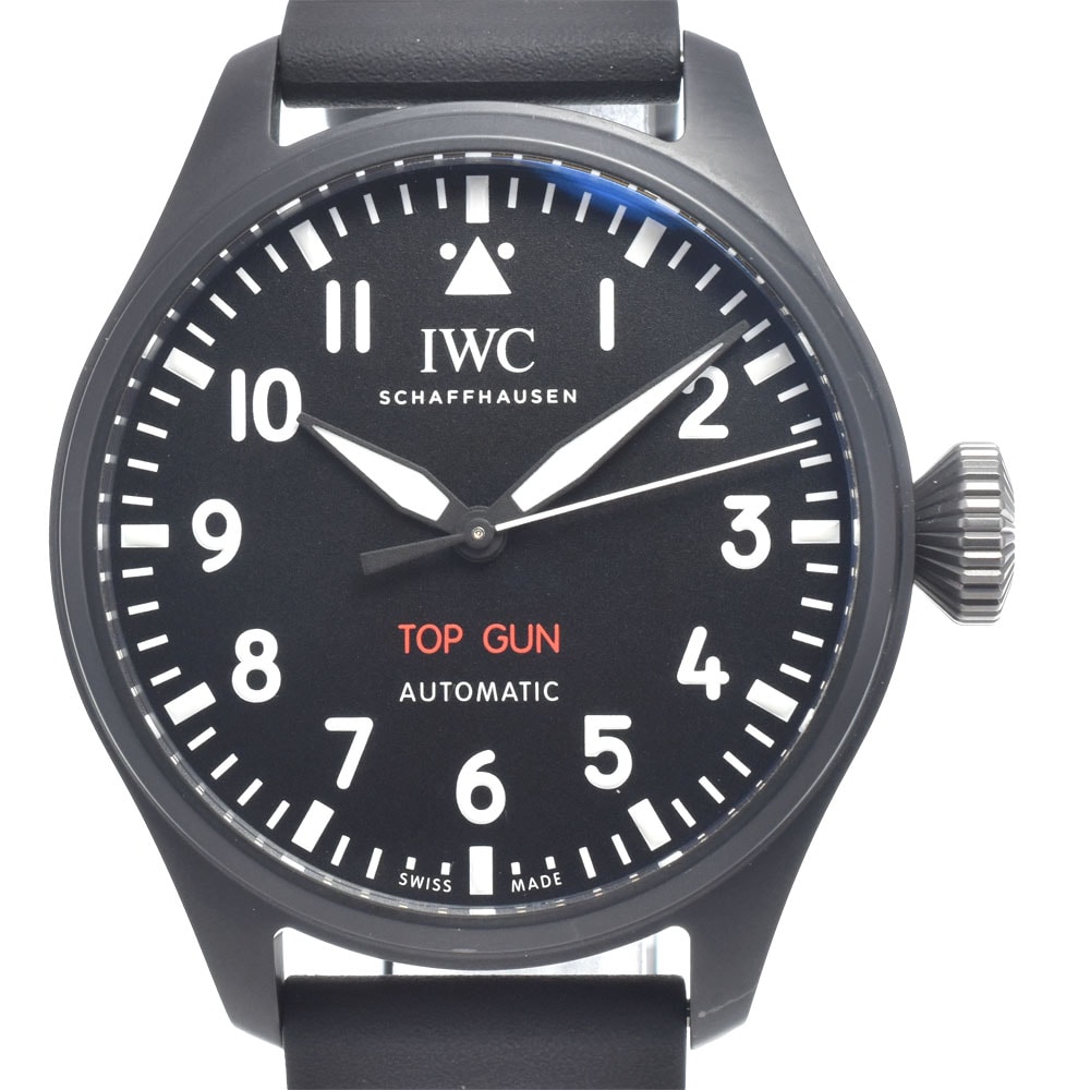 IWC IWC SCHAFFHAUSEN IW329801 ビッグ・パイロット・ウォッチ ブラック 自動巻き メンズ 美品 箱・保証書付き 腕時計 I#147805