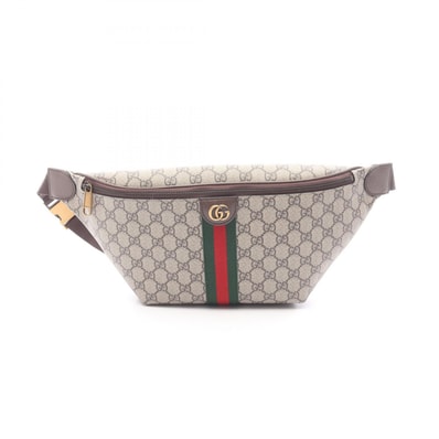 グッチ GUCCI オフディア ラージベルトバッグ ウエストバッグ バッグ PVCコーティングキャンバス ファブリック/レザー メンズ ベージュ系 / ブラウン系 / マルチカラー 839104FAEOF9745 【新品】