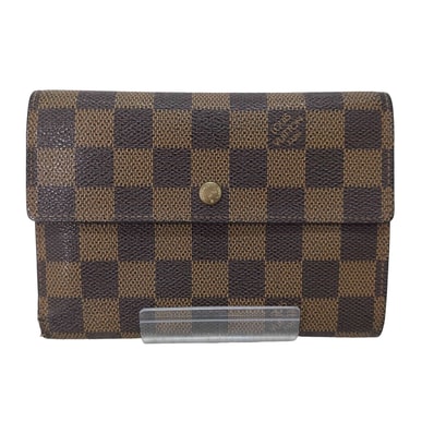 ポルト・トレゾール・エテュイ・パピエ_ダミエ・エベヌ_BRW【1141669939351】