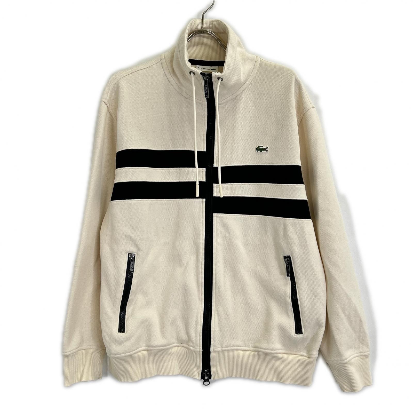 LACOSTE(ラコステ) パーカー[公式] アシンメトリーボーダーハイネック 