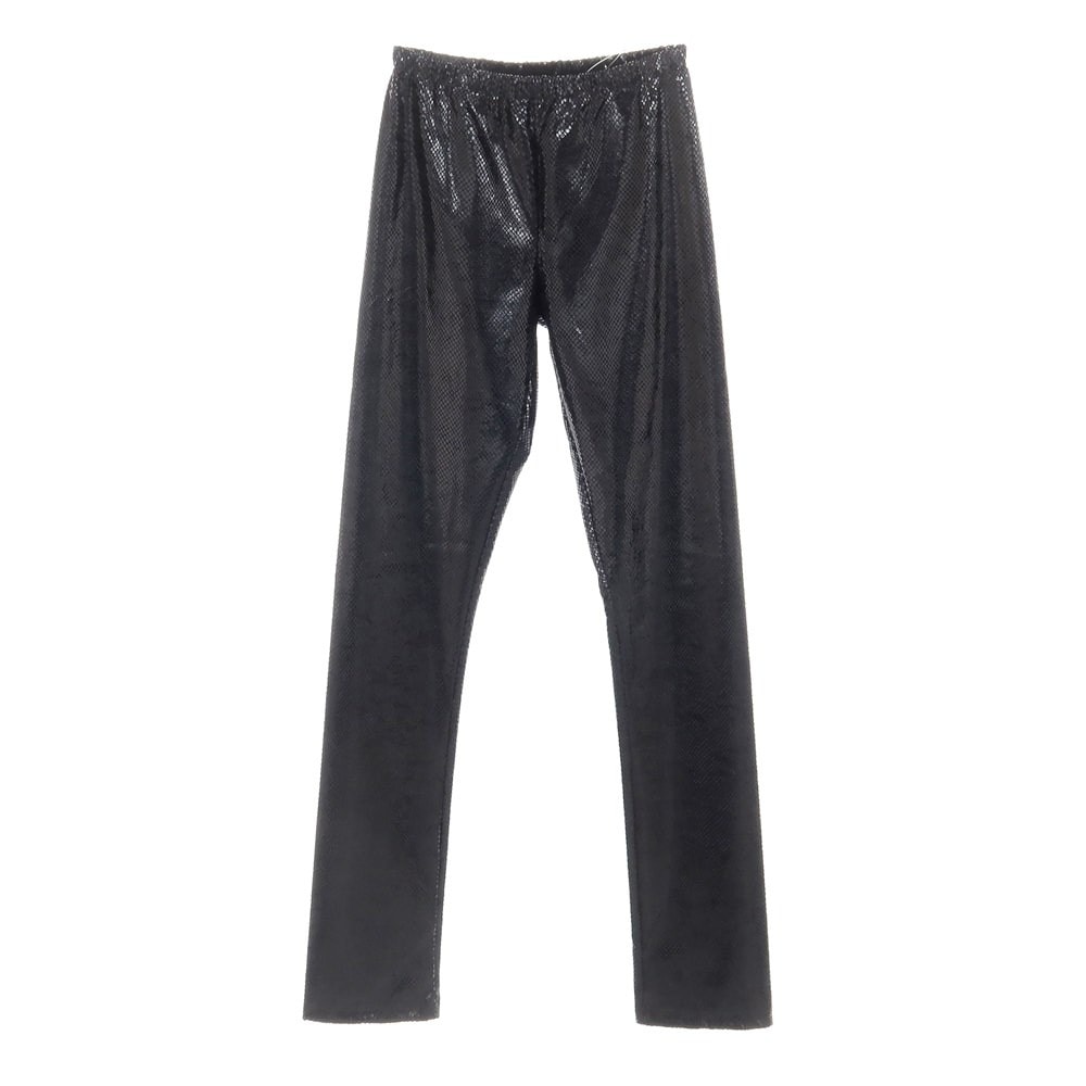 【中古】ジュンヤワタナベ JUNYA WATANABE 2023年秋冬 ポリエステルナイロン スキニー パンツ スキニーパンツ ブラック【サイズM】【レディース】