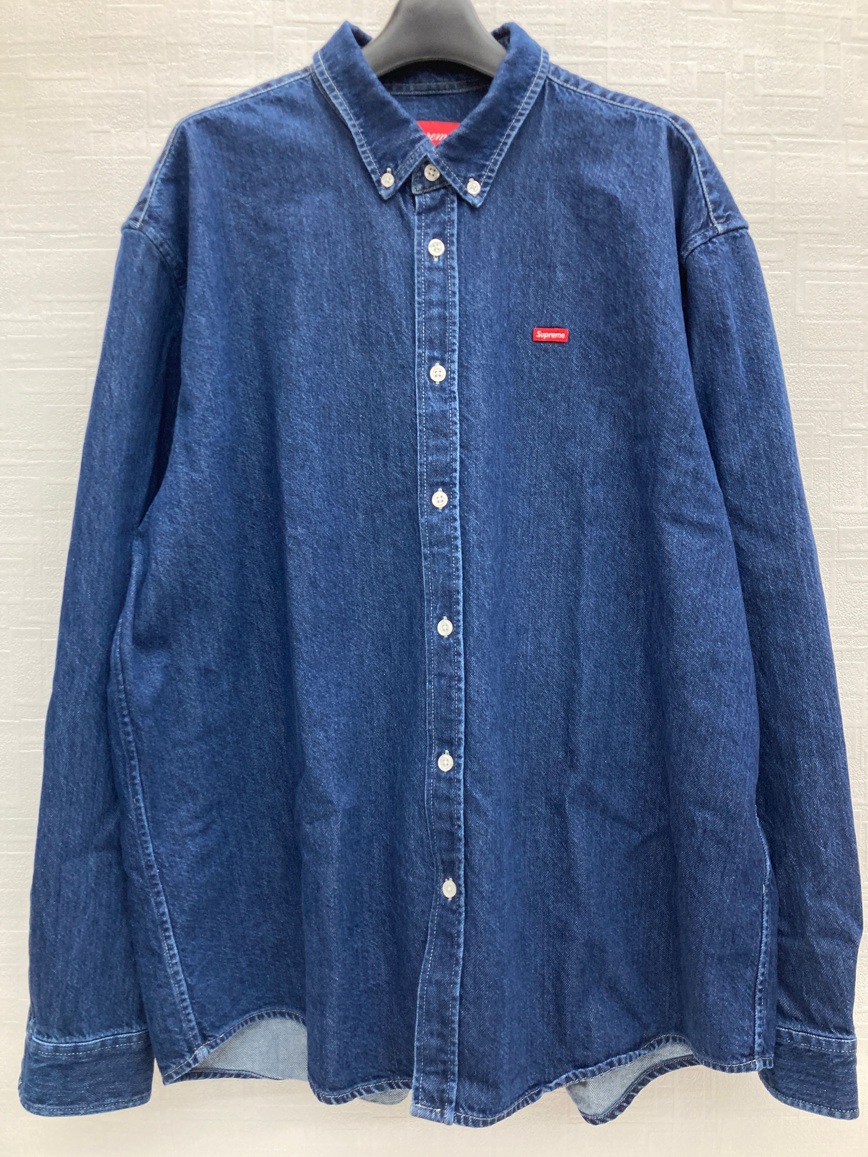 Supreme Small Box Shirt "Denim" (22FW)