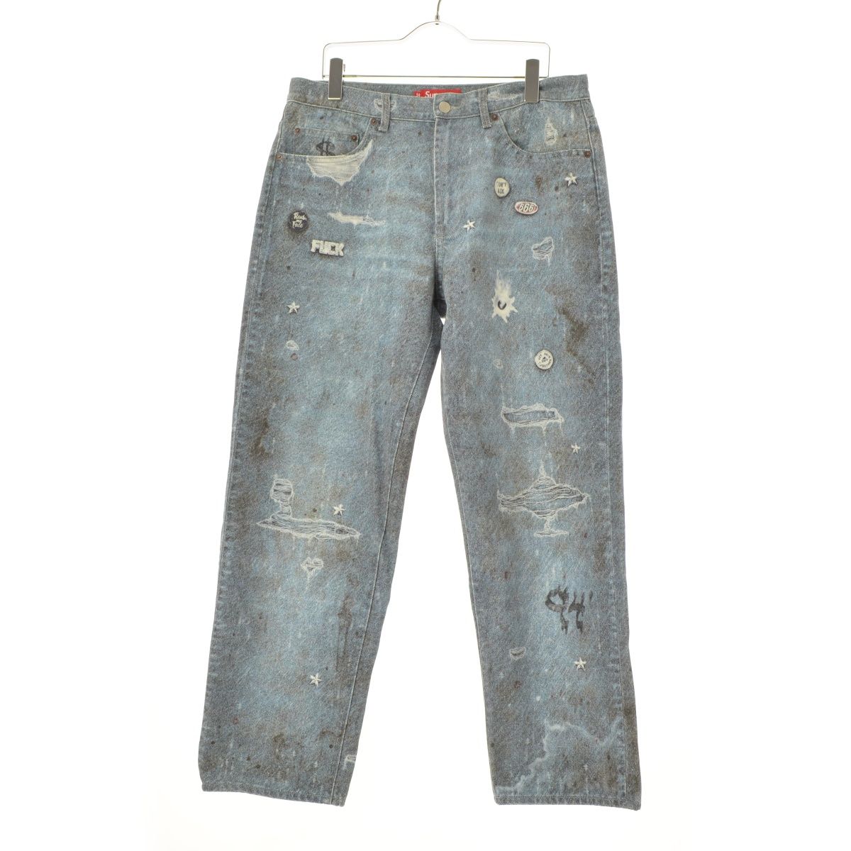Supreme HJR Trompe Loeil Loose Fit Jean "Blue"