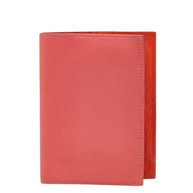 エルメス アジェンダGM 手帳カバー ピンク シェーブル レディース HERMES 【中古】