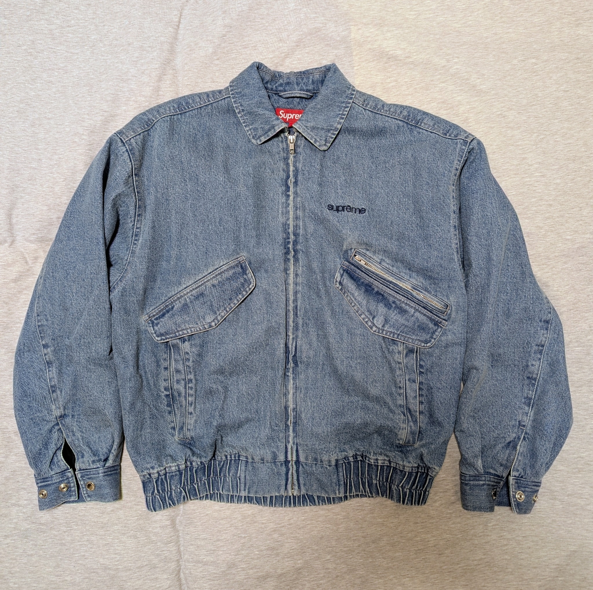 Supreme Hooded Utility Jacket "Denim"