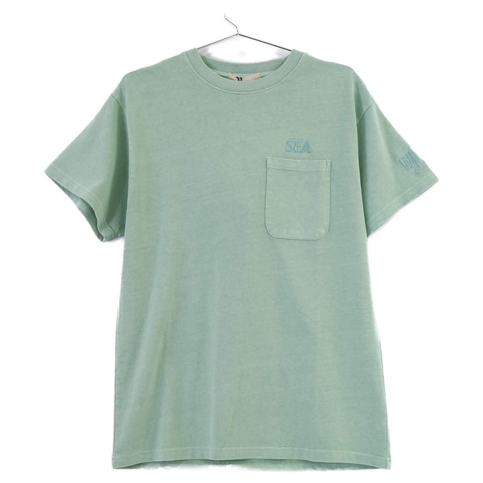 ウィンダンシ― WDS-O-ESPG-25-Q3-CS-01 ミント コットン PIGMENT POCKET TEE S