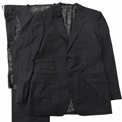 極美品 ミスターベイシングエイプ スーツ グレー メンズ 48