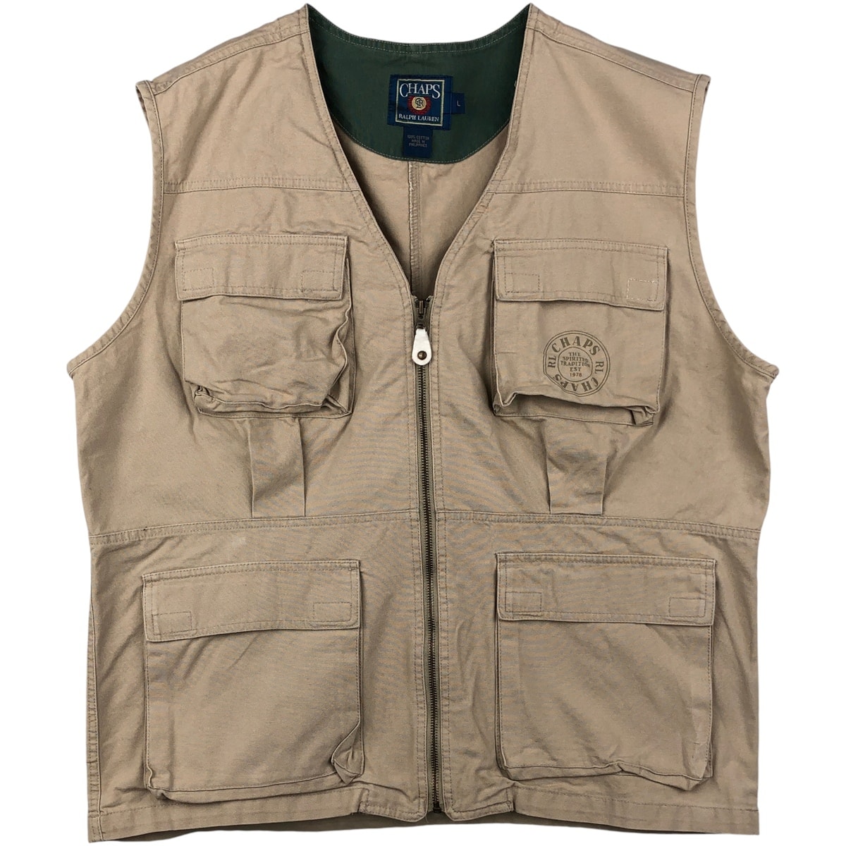 古着 80年代 ラルフローレン Ralph Lauren CHAPS チャップス ハンティングベスト メンズL相当 ヴィンテージ/eaa609744