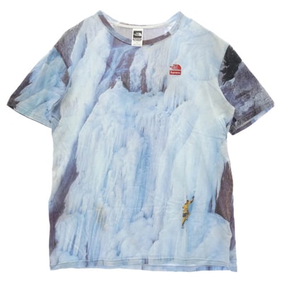 Supreme シュプリーム Tシャツ 21SS NT32100I × The North Face Ice Climb Tee ノースフェイス アイス クライム Tシャツ マルチカラー マルチカラー系 M【中古】