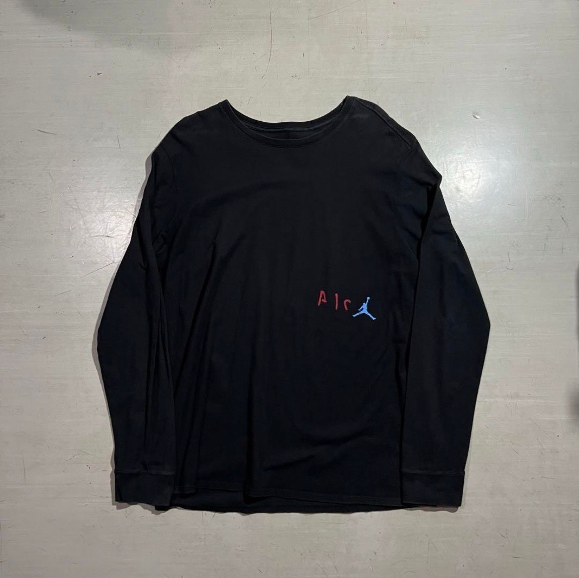 Travis Scott Cactus Jack x Nike Jordan Cactus Jack L S Tee "Black"