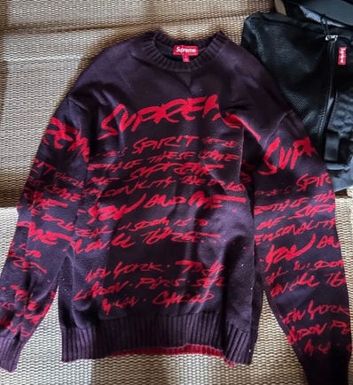 Supreme Futura Sweater "Navy"