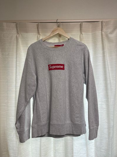 Supreme Box Logo Crewneck Sweatshirt "Ash Grey" (18FW)