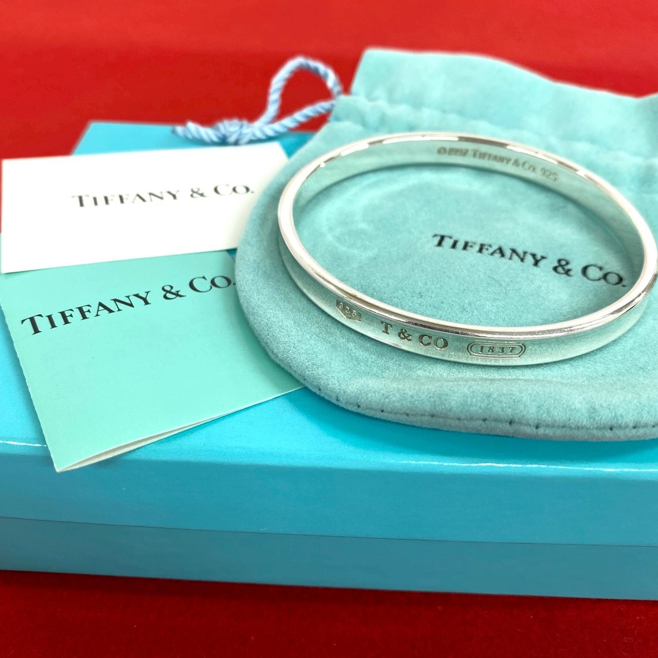TIFFANY&Co. ティファニー ナロー バングル シルバー925 バングル シルバー
 30370