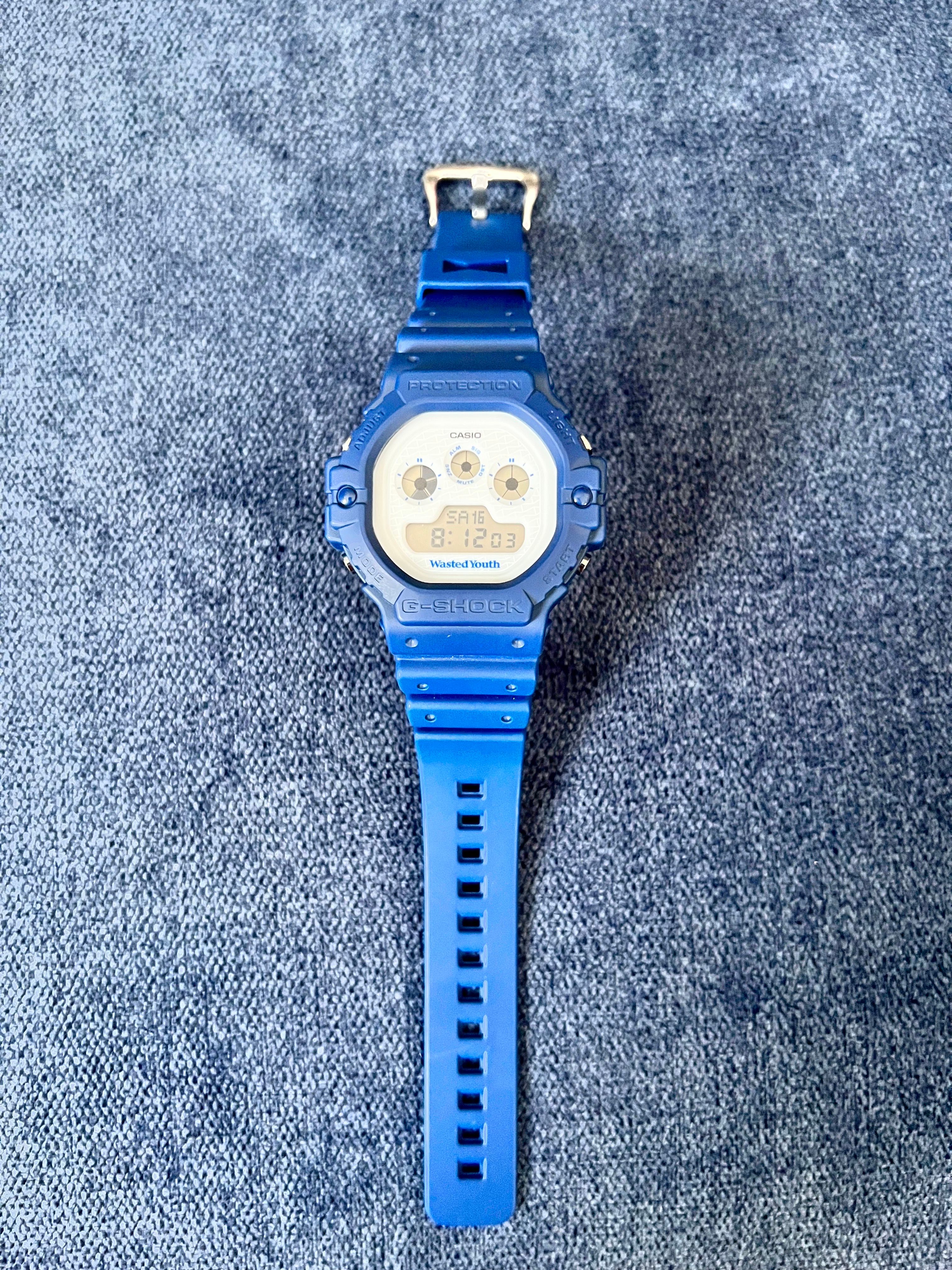 Wasted Youth x G-Shock DW-5900WY-2JR "Blue" / VERDY