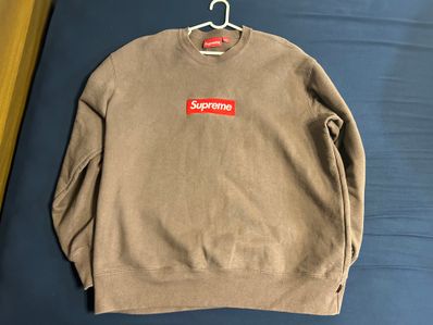 Supreme Box Logo Crewneck "Brown" (22FW)